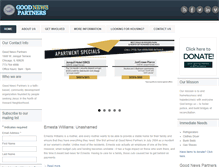Tablet Screenshot of goodnewspartners.org